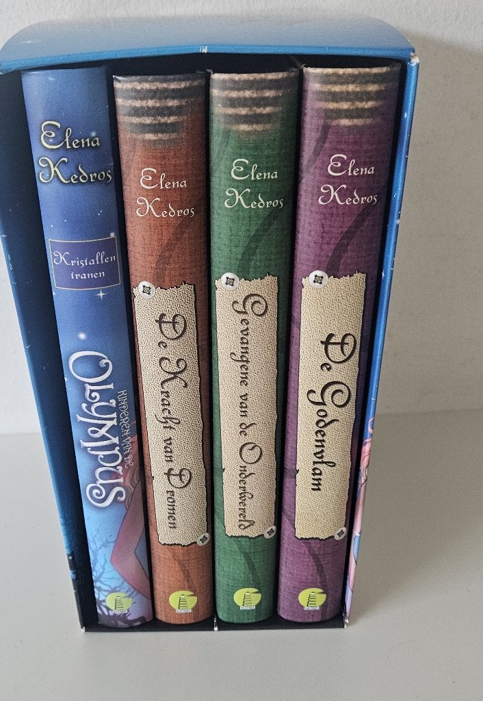 4 boeken Kinderen van de Olympus (in box), Ophalen of Verzenden