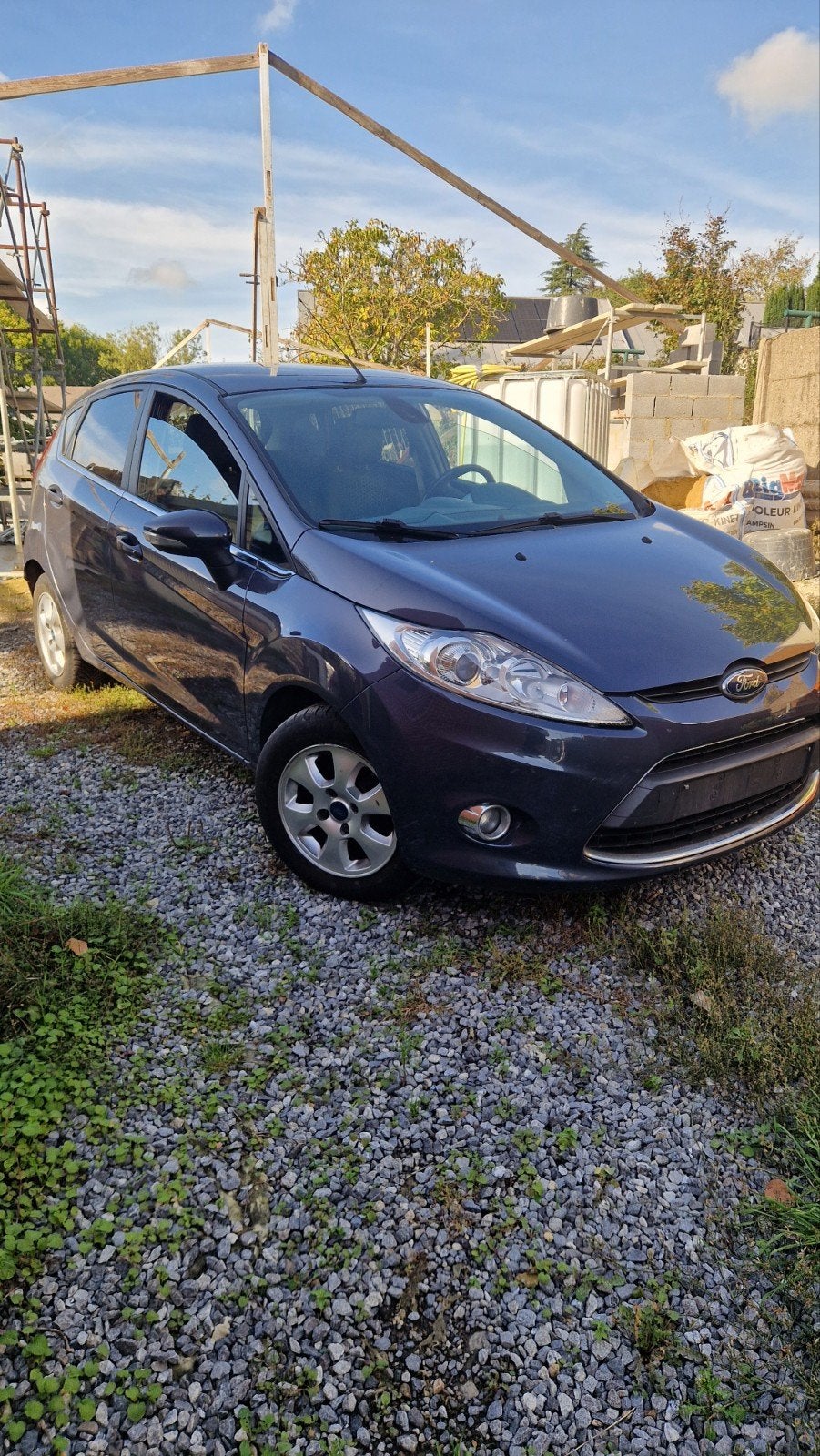 ford fiesta 1.6tdci 2011 prete a immatriculé euro5 titanium, Autos, Achat, Boîte manuelle, Noir, 5 portes