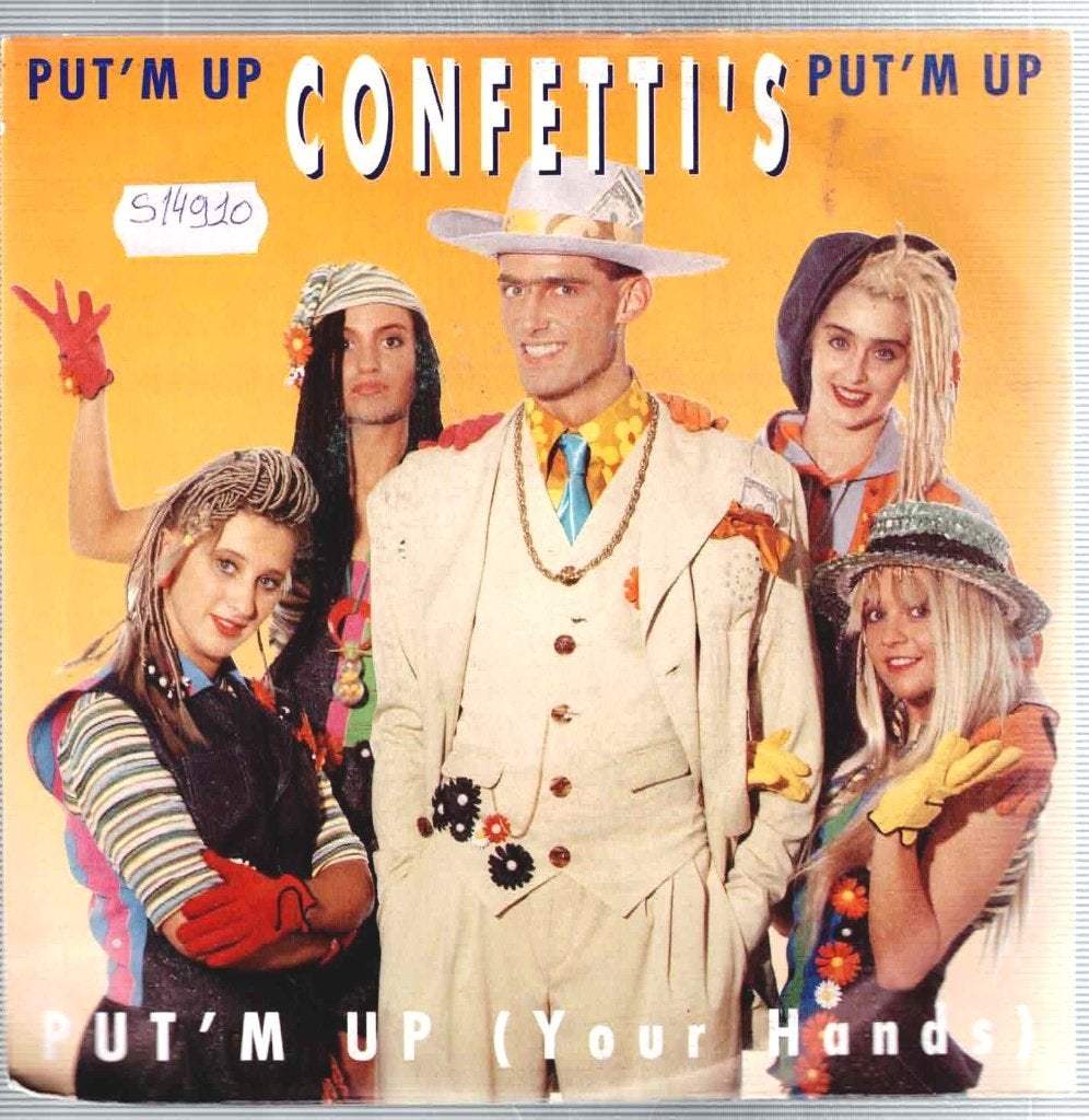 Vinyl, 7"  /  Confetti's – Put'm Up (Your Hands), Overige formaten, Ophalen of Verzenden, Import, Overige typen