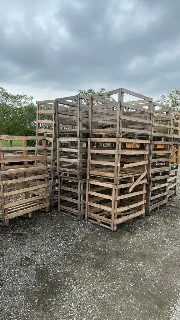 Houten bakken, Ophalen