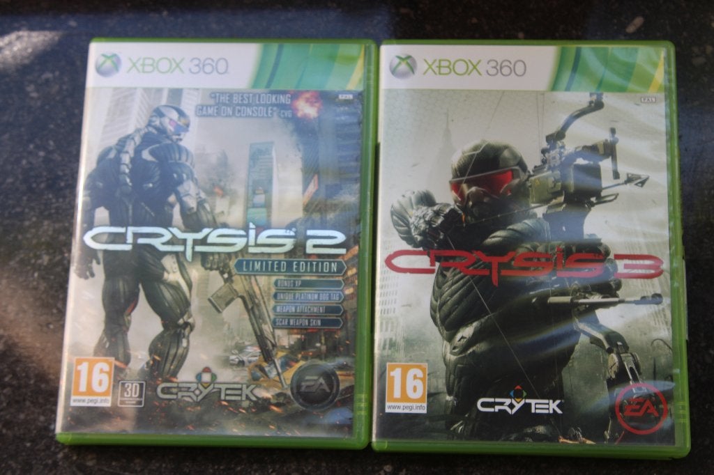 Crysis 2 et 3 pour xbox 360, Shooter, 1 joueur, À partir de 16 ans, Enlèvement