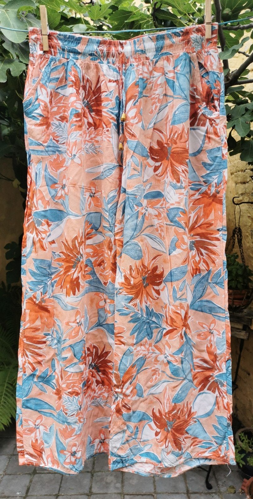 Wijde losse broek roze tinten universele maat, Ophalen of Verzenden, Gedragen, Roze