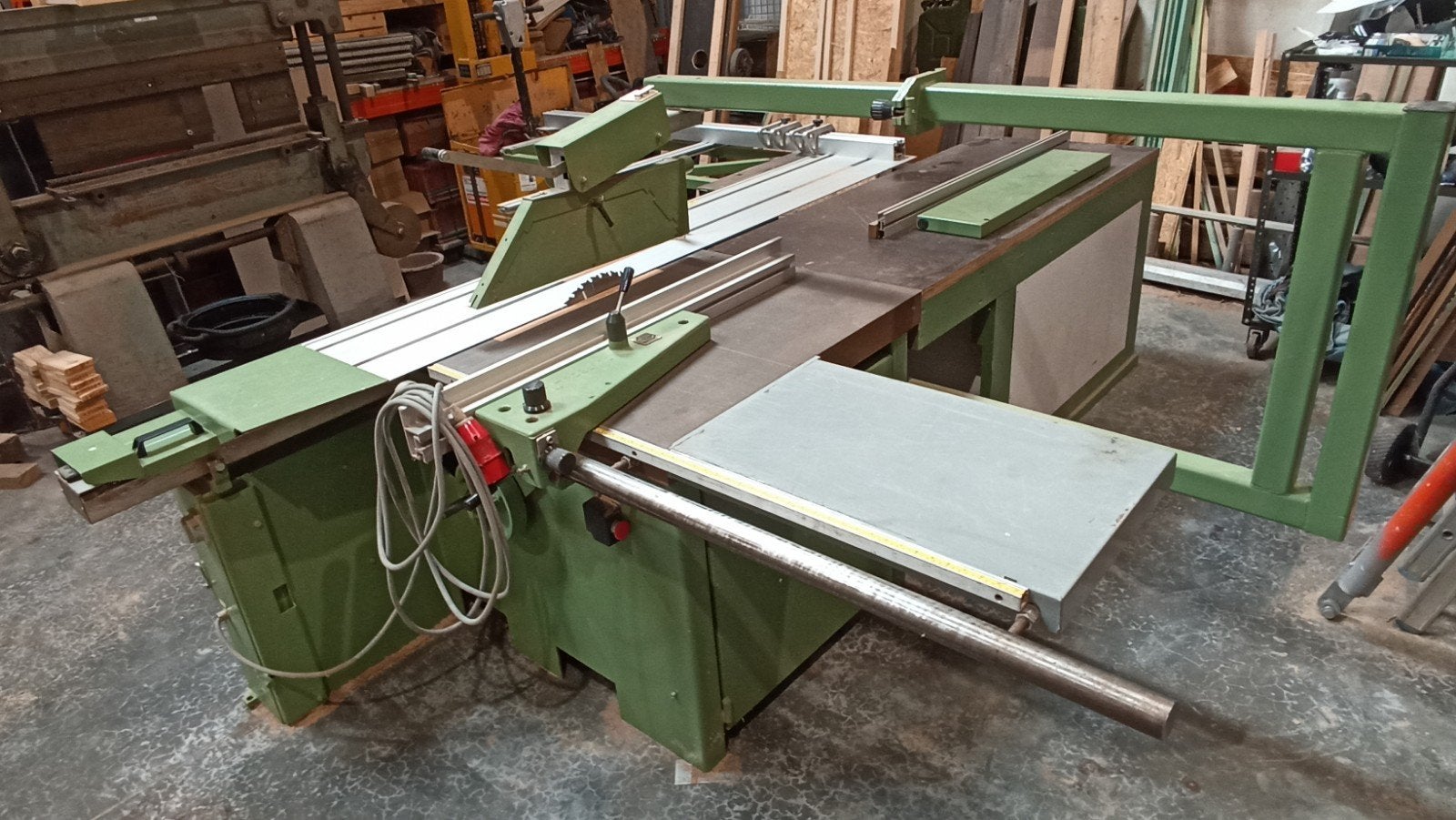 Robland Z250 paneelzaag formaatzaag, Ophalen, Gebruikt, 70 mm of meer, 1200 watt of meer