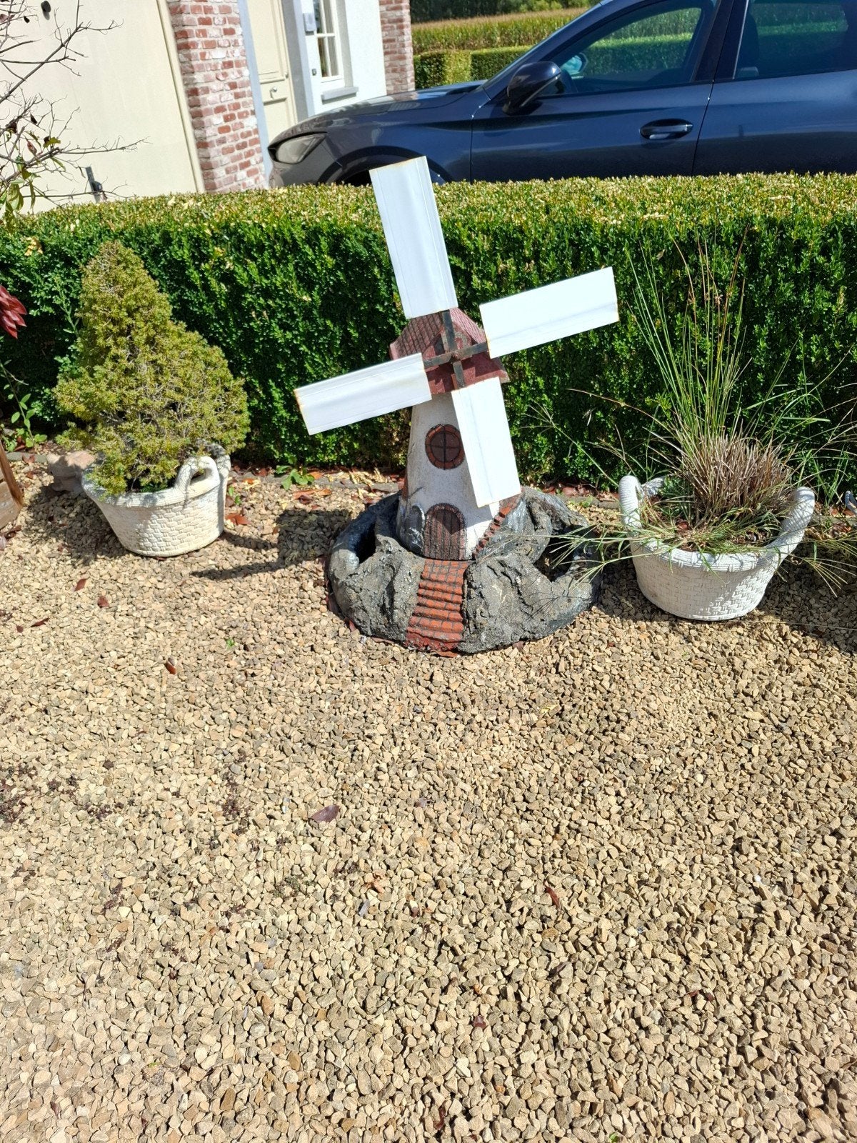 molen met 2 extra potten, Ophalen