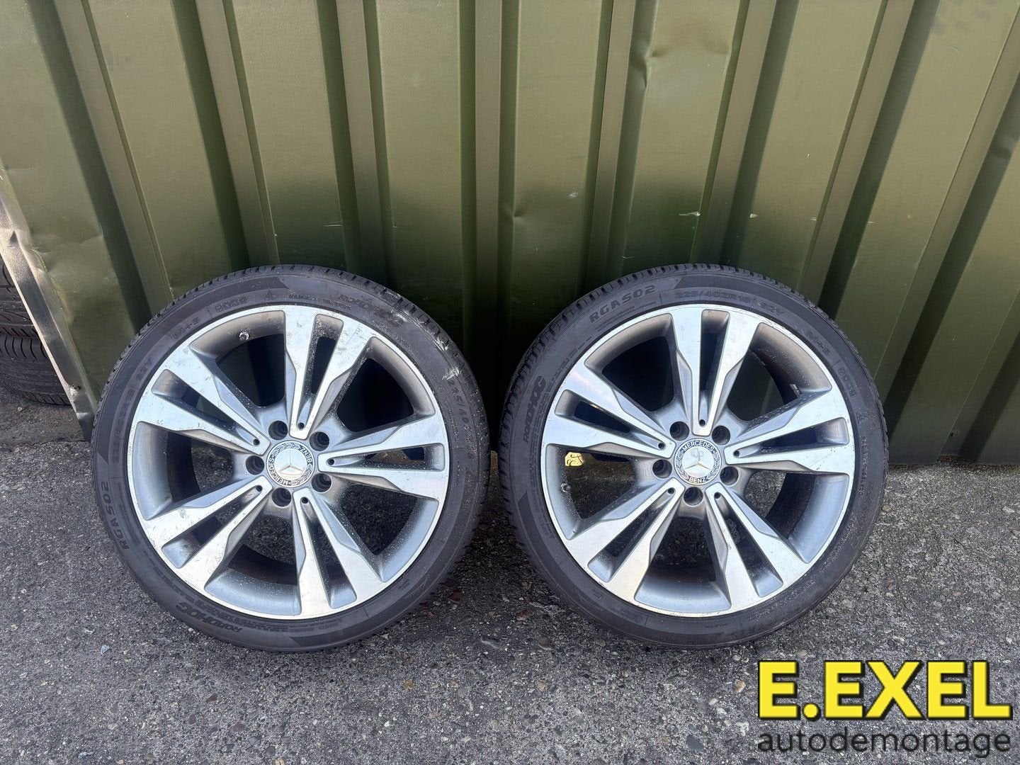 2 Velgen Mercedes C Klasse W205 A2054012802, Auto-onderdelen, Banden en Velgen, Gebruikt, -, -, Banden en Velgen