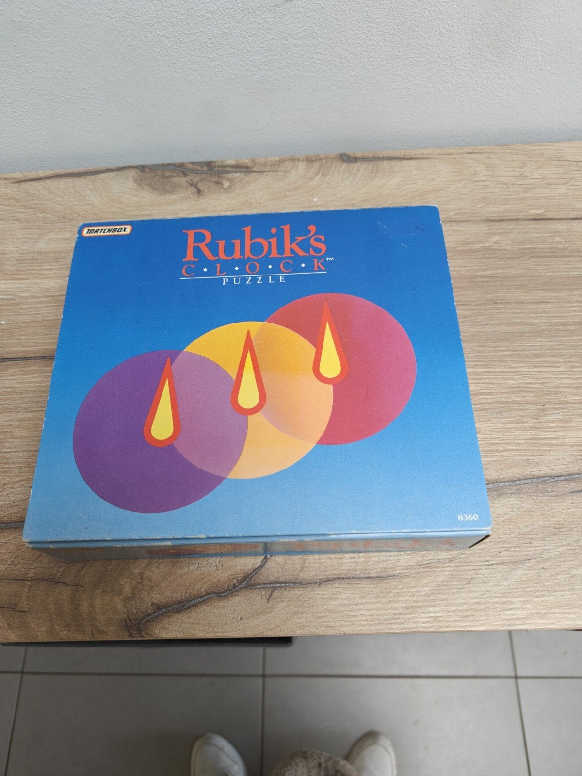 Puzzle d'horloge Rubik vintage 1988, Antiquités & Art, Enlèvement