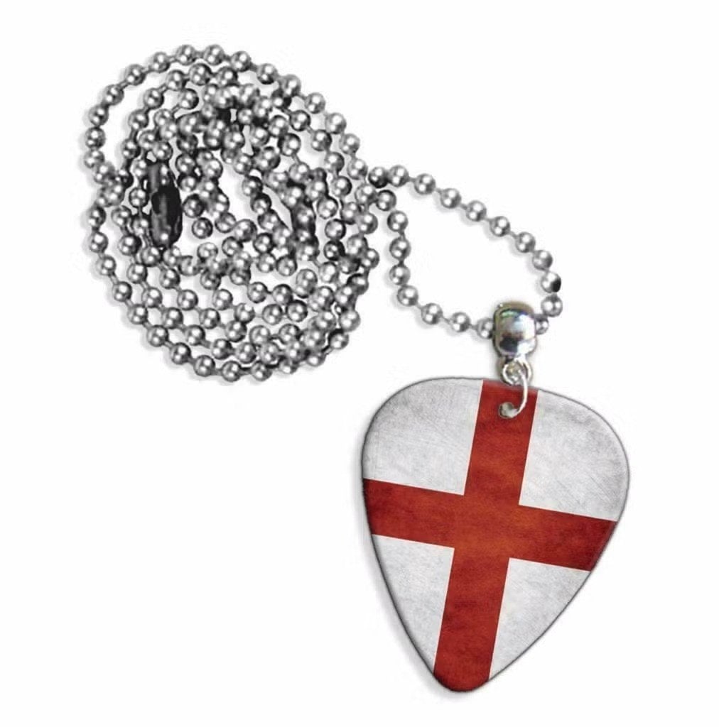 Plectrum ketting of sleutelhanger van de Sint George vlag, Verzamelen, Ophalen of Verzenden, Nieuw