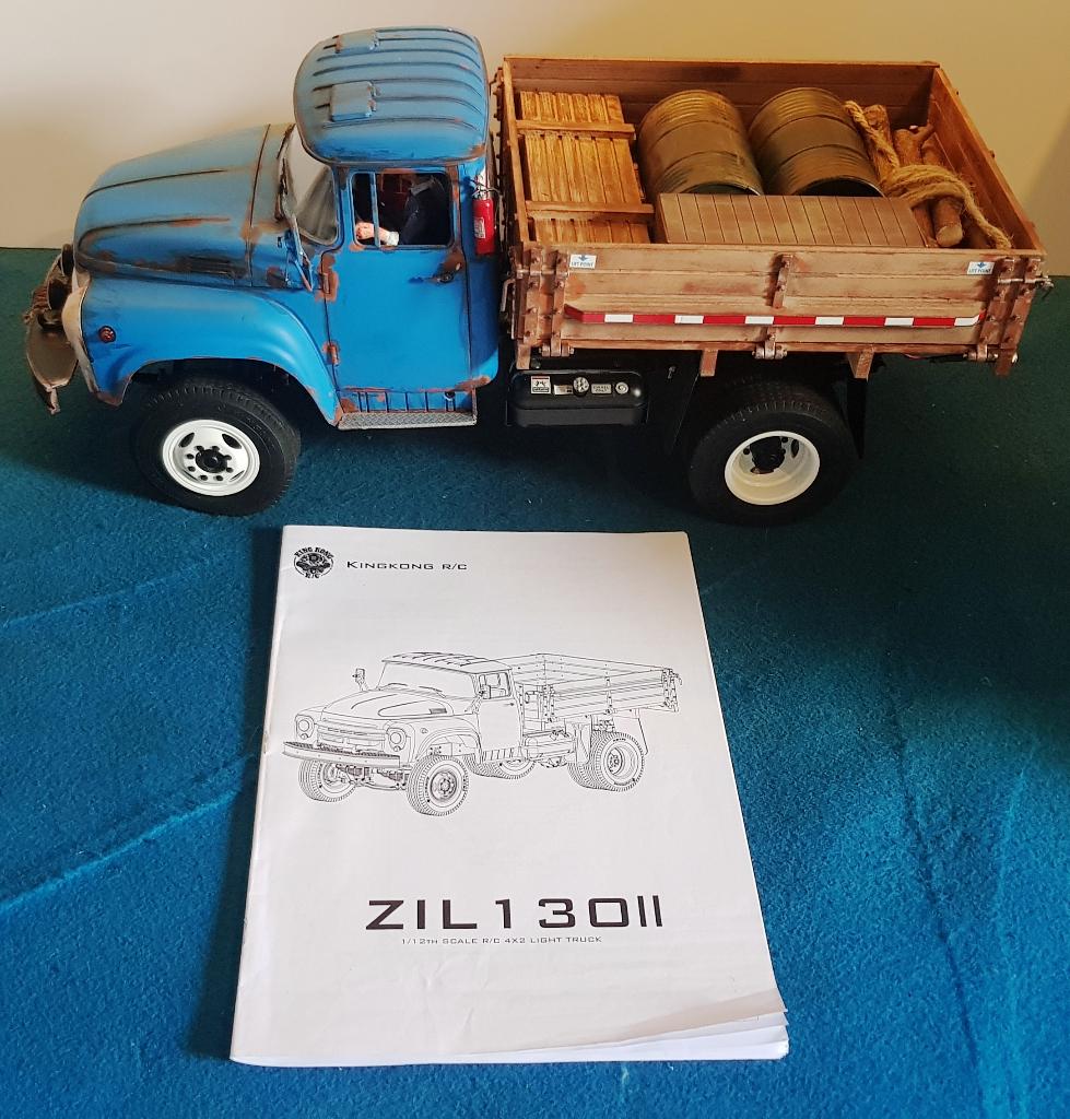 Kingkong RC ZIL-130 II schaal 1:12 RC truck ARTR Crawler, Hobby en Vrije tijd, Elektro, Verzenden, Auto offroad, Zo goed als nieuw
