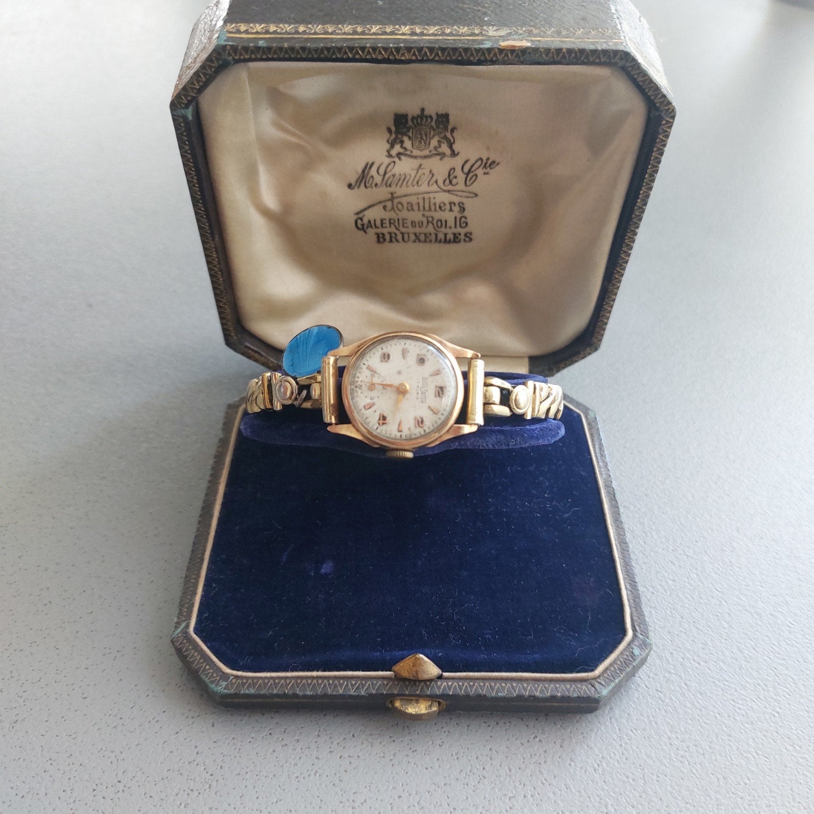 Montre or dame Sully Watch 17 rubis / Galeries du roi , Bxl, Bijoux, Sacs & Beauté, Montre-bracelet, Autres marques, 1930 à 1960