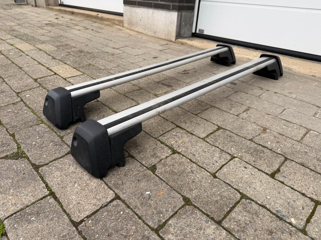Volvo dakdragers (voor EX40 en gelijkaardig zie foto), Auto diversen, Dakdragers, Ophalen, Gebruikt