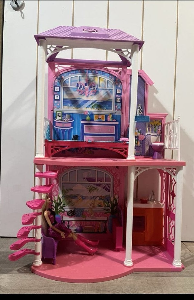 Barbie huis, Kinderen en Baby's, Ophalen, Zo goed als nieuw