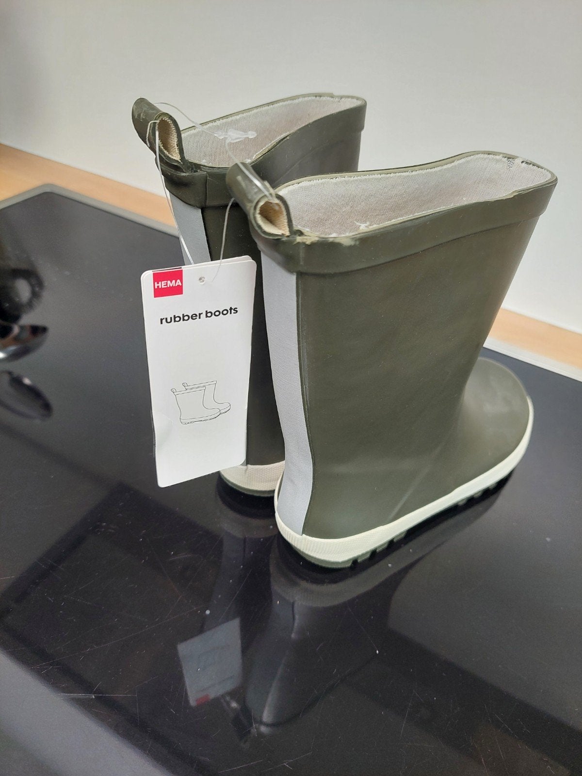Rubberlaarzen Hema maat 28/29 - nieuw, Huis en Inrichting, Woonaccessoires | Prullenbakken, Ophalen