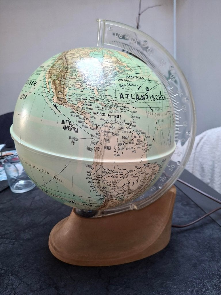 Globe terrestre lumineux, déco vintage, Enlèvement ou Envoi