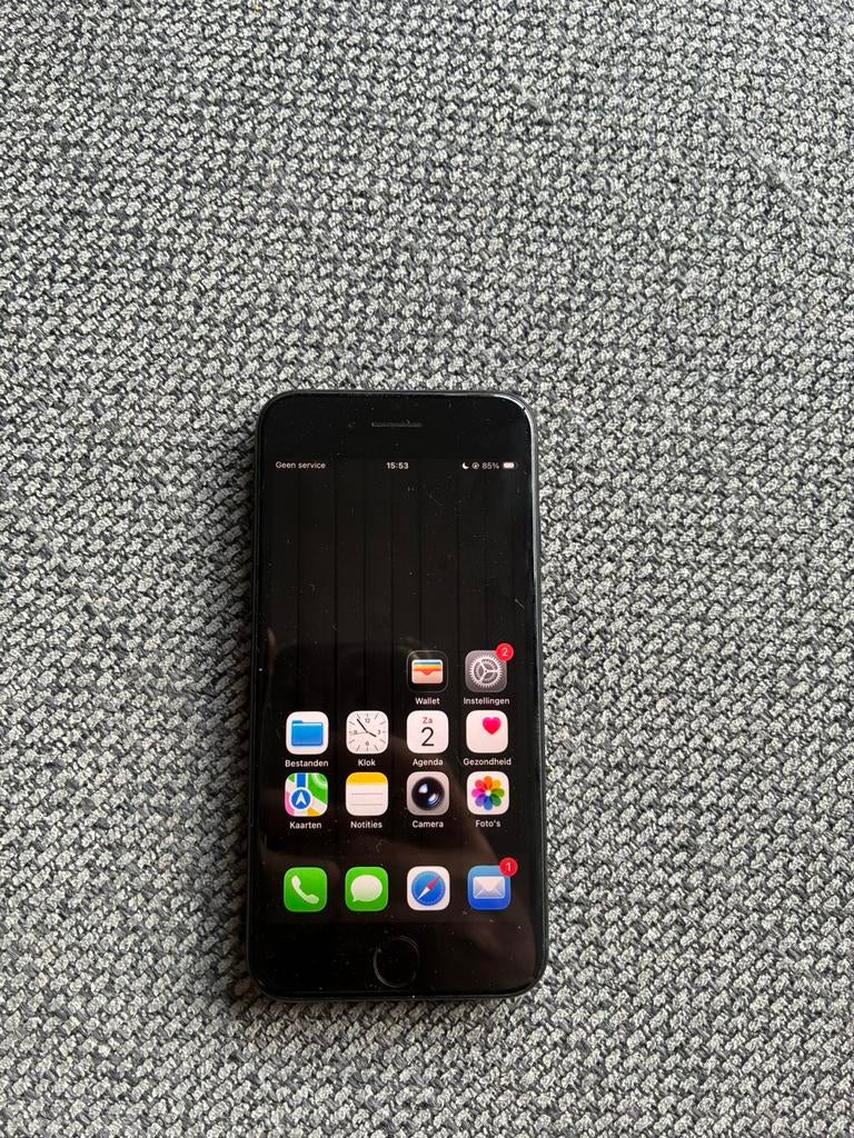 Iphone SE2022 64GB zwart, Telecommunicatie, Mobiele telefoons | Apple iPhone, Ophalen, Gebruikt, Zwart, 64 GB