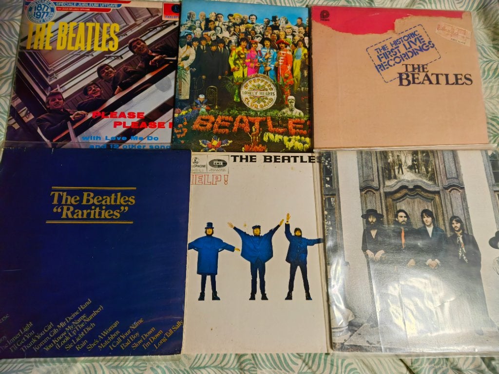 Beatles lot, Cd's en Dvd's, LP, Gebruikt, Pop, Ophalen of Verzenden