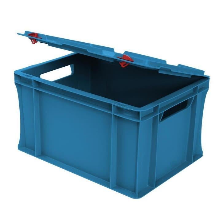 Stapelbak met Deksel 400x300x240 mm – Diverse Kleuren, Ophalen of Verzenden