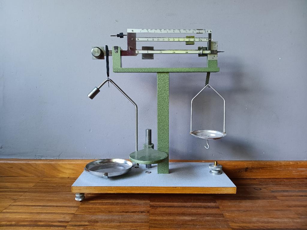 Industriële vintage precisieweegschaal, H.L. Becker, Antiek en Kunst, Ophalen of Verzenden