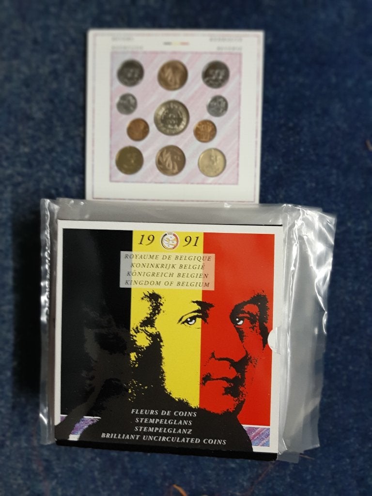 Munten Belgie FDC Set 1991 ; Mozart, Ophalen of Verzenden, Overig, Setje