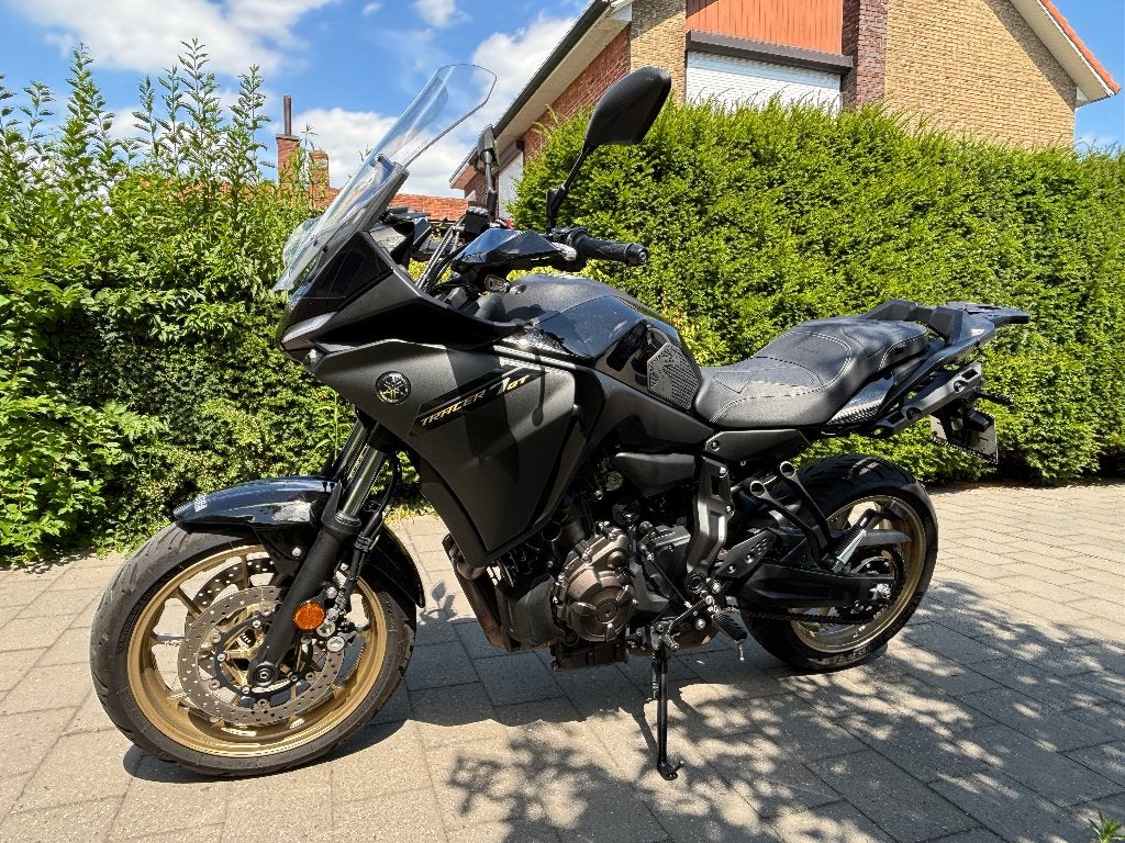 Yamaha Tracer 700 GT 2024 - 9300KM - kofferset + topkoffer, Permis Moto A, Tourisme, Occasion, Plus de 35 kW