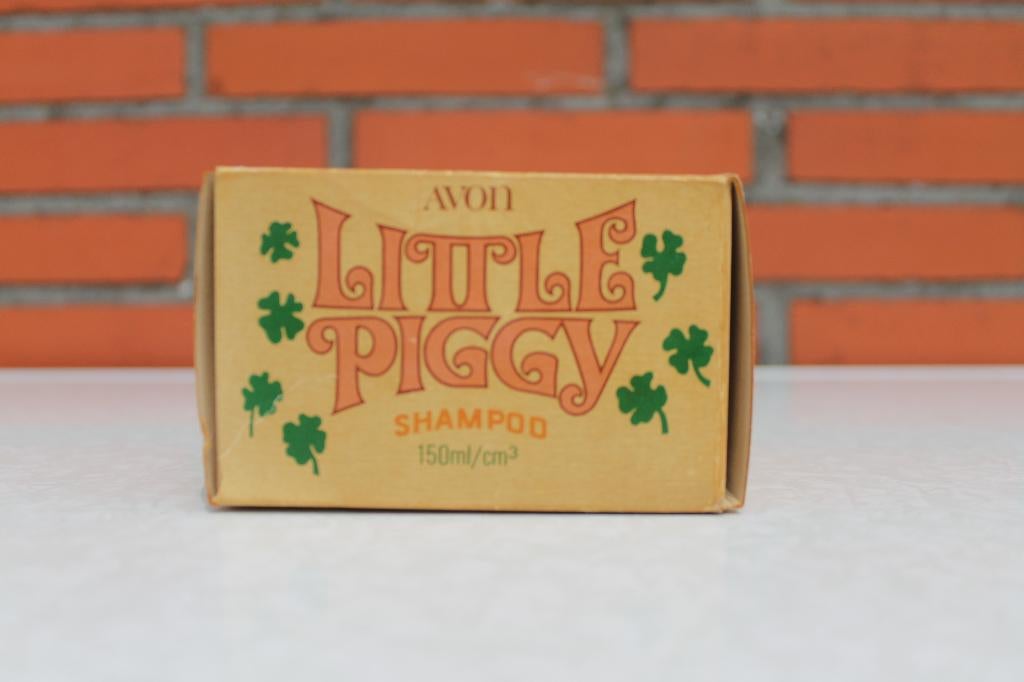 Shampooing Vintage Avon Little Piggy 150 ml dans une boîte, Enlèvement ou Envoi, Neuf, Shampoing ou Démêlant