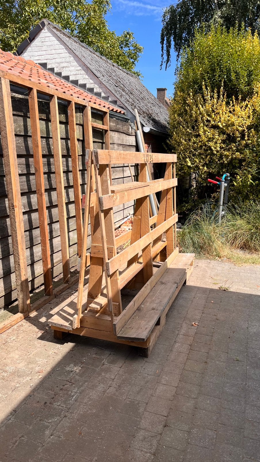 Raambok / Glasbok /Transportbok voor ramen en deuren (2,4 m), Enlèvement