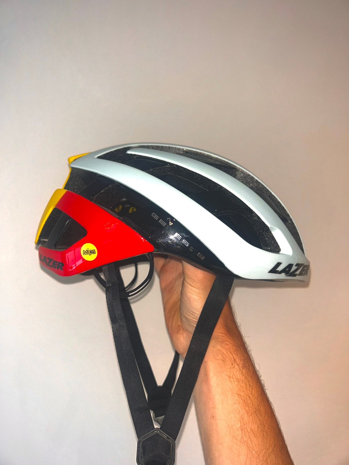 Fietshelm| Lazer Genesis Mips, Vélos & Vélomoteurs, Enlèvement, Comme neuf, L