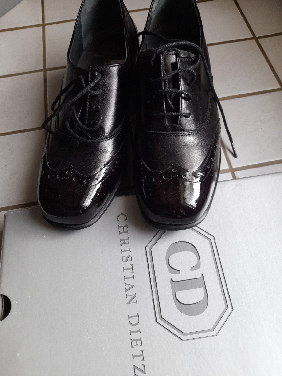 Prachtige schoenen, dames, NIEUW, leder, Zwart, Christian Dietz, Nieuw, Ophalen of Verzenden