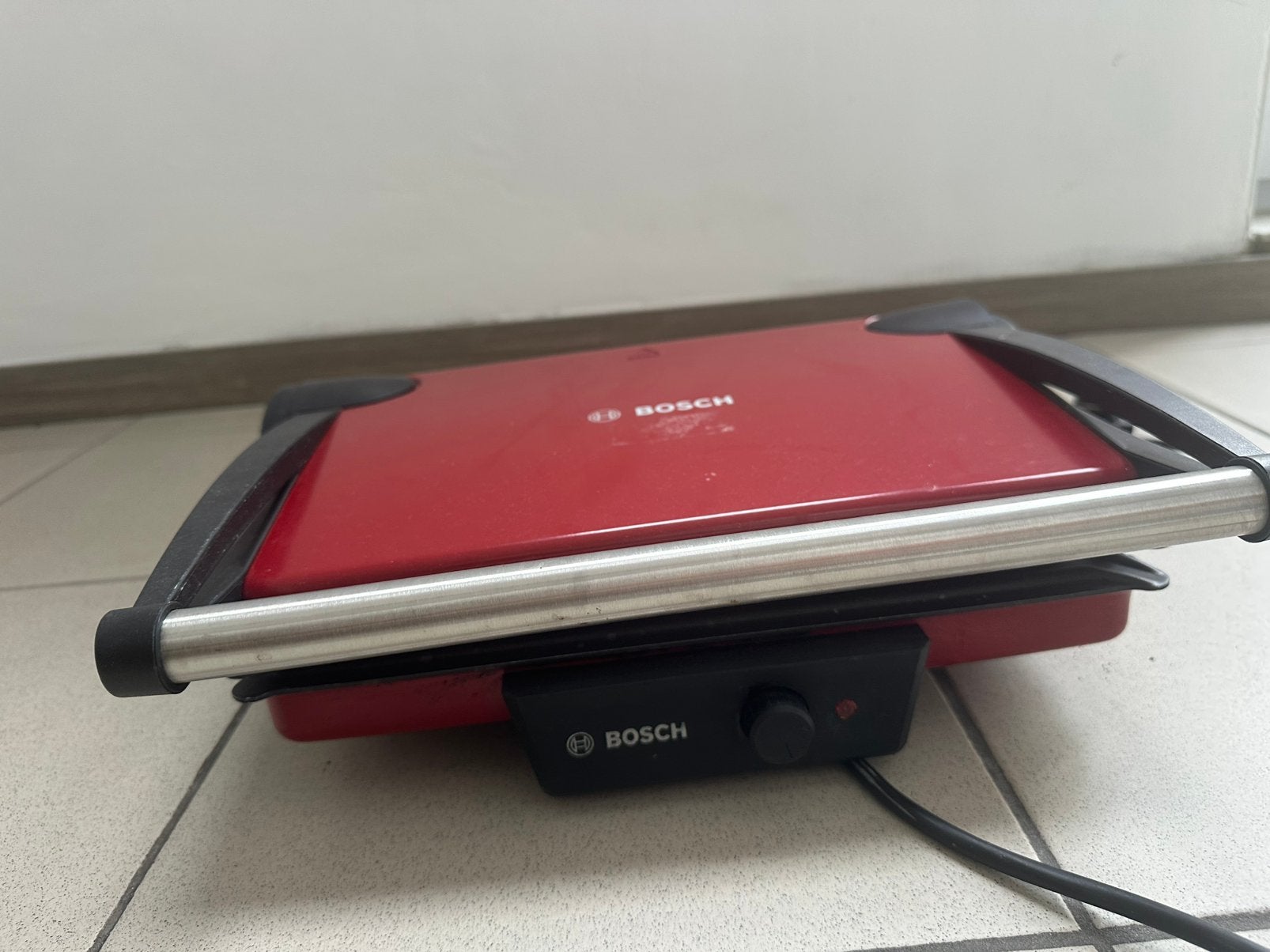 Bosch grillplaat, Elektronische apparatuur, Contactgrills, Ophalen, Uitneembare platen, Gebruikt