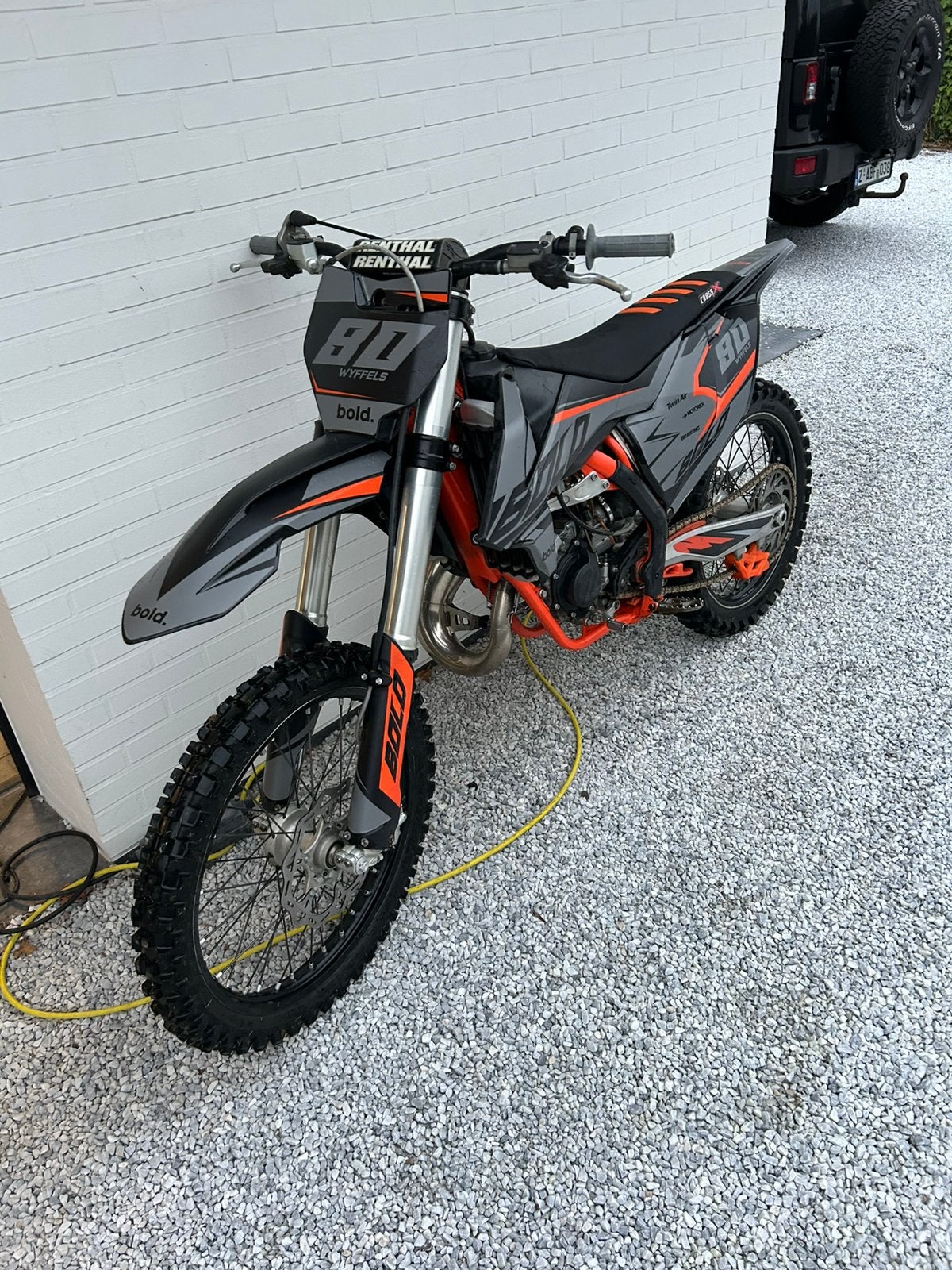 Ktm 125 2t, Vélos & Vélomoteurs, Cyclomoteurs | Cyclomoteurs de cross, Autres marques, 125 cm³, 6 vitesses, Enlèvement