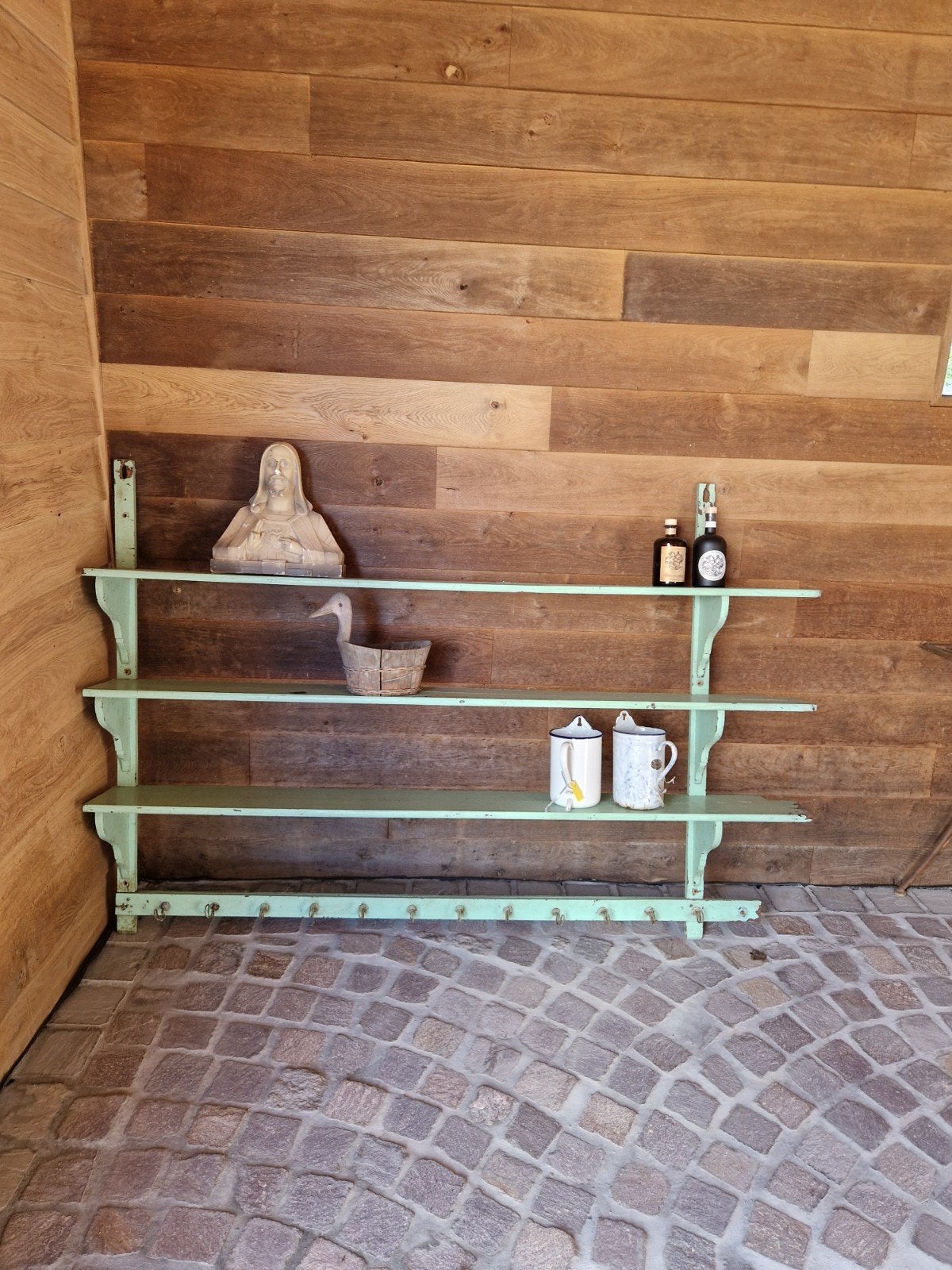 Houten vintage rek, Ophalen