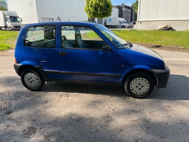 Fiat Cinquecento oldtimer RIJKLAAR - K O O P J E, Voorwielaandrijving, 4 zetels, Stof, Blauw