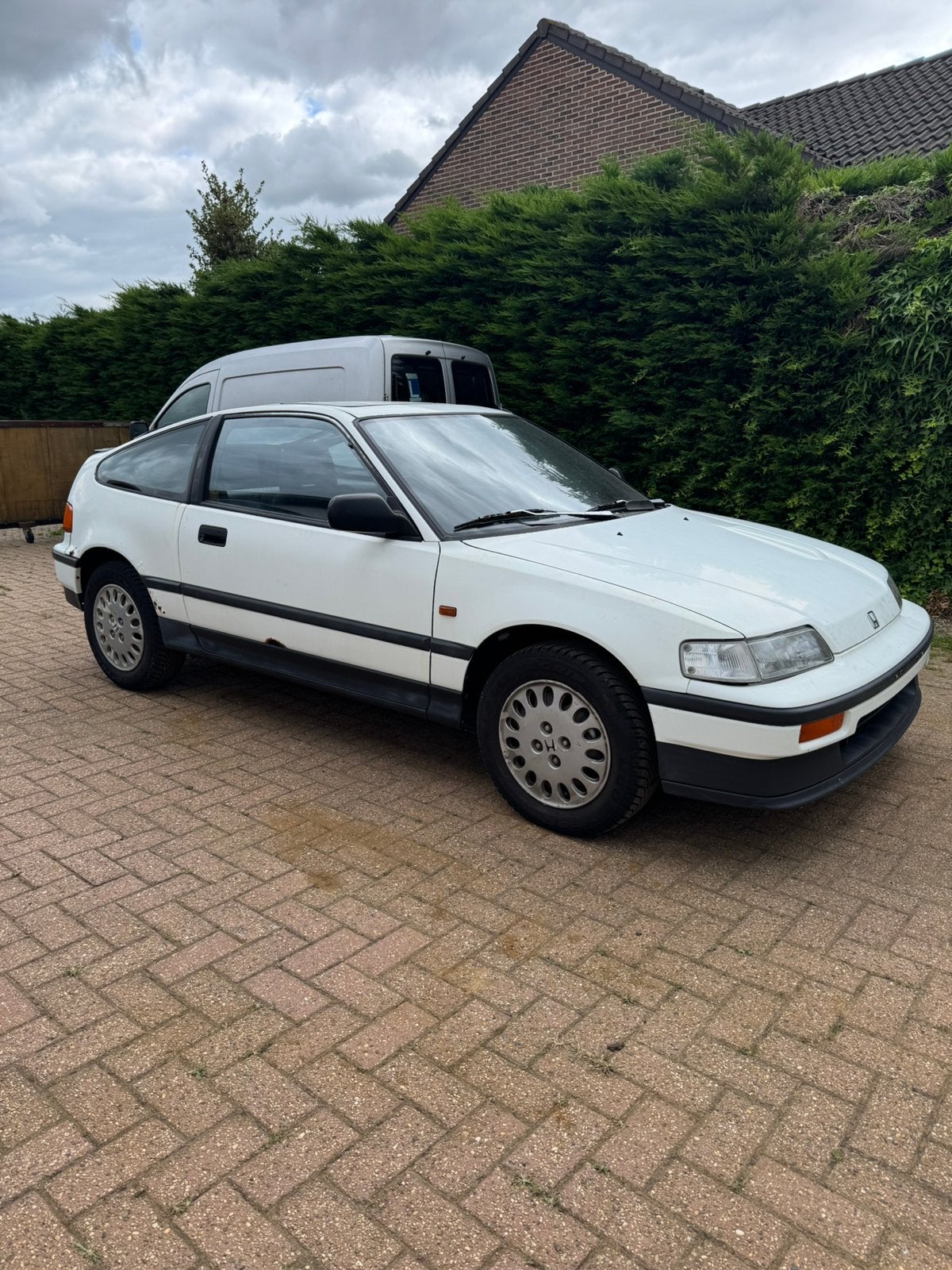 Honda crx 1.6 1989 tot 19/07 beschikbaar, Autos, Honda, Attache-remorque, Particulier, 4 cylindres, Blanc