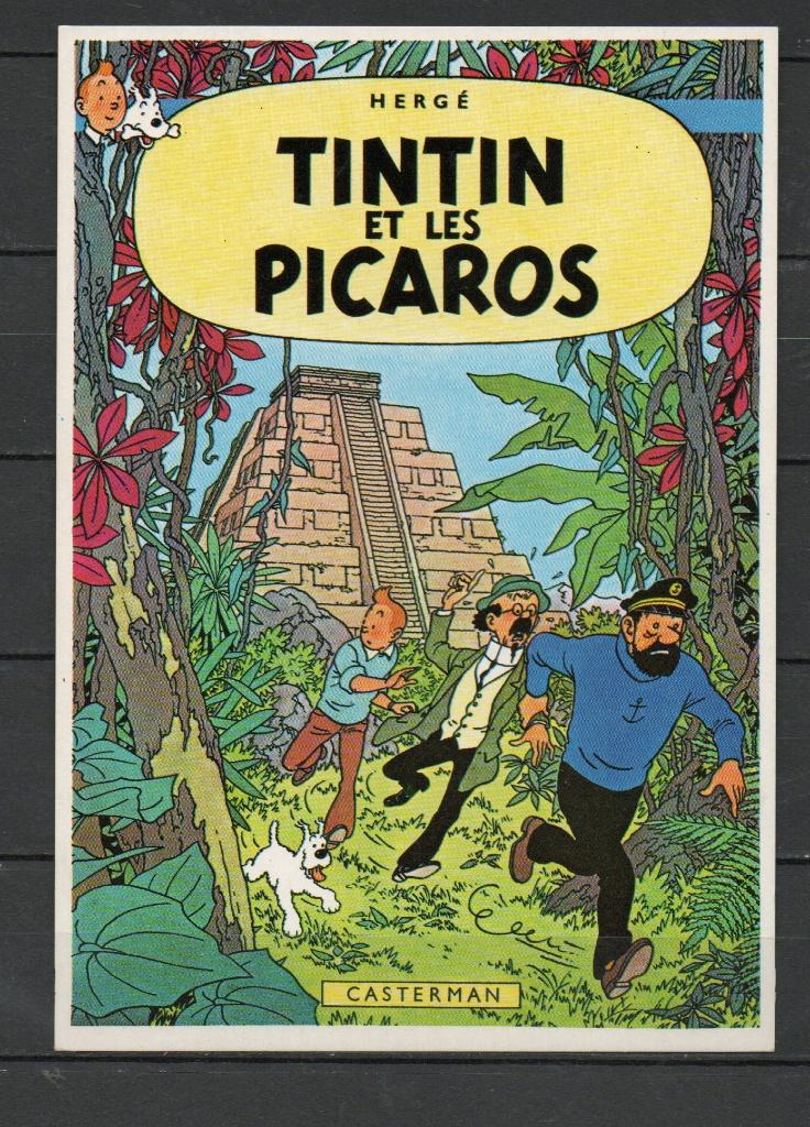 Carte postale : Hergé : Tintin / Tintin et les Picaros, Ophalen