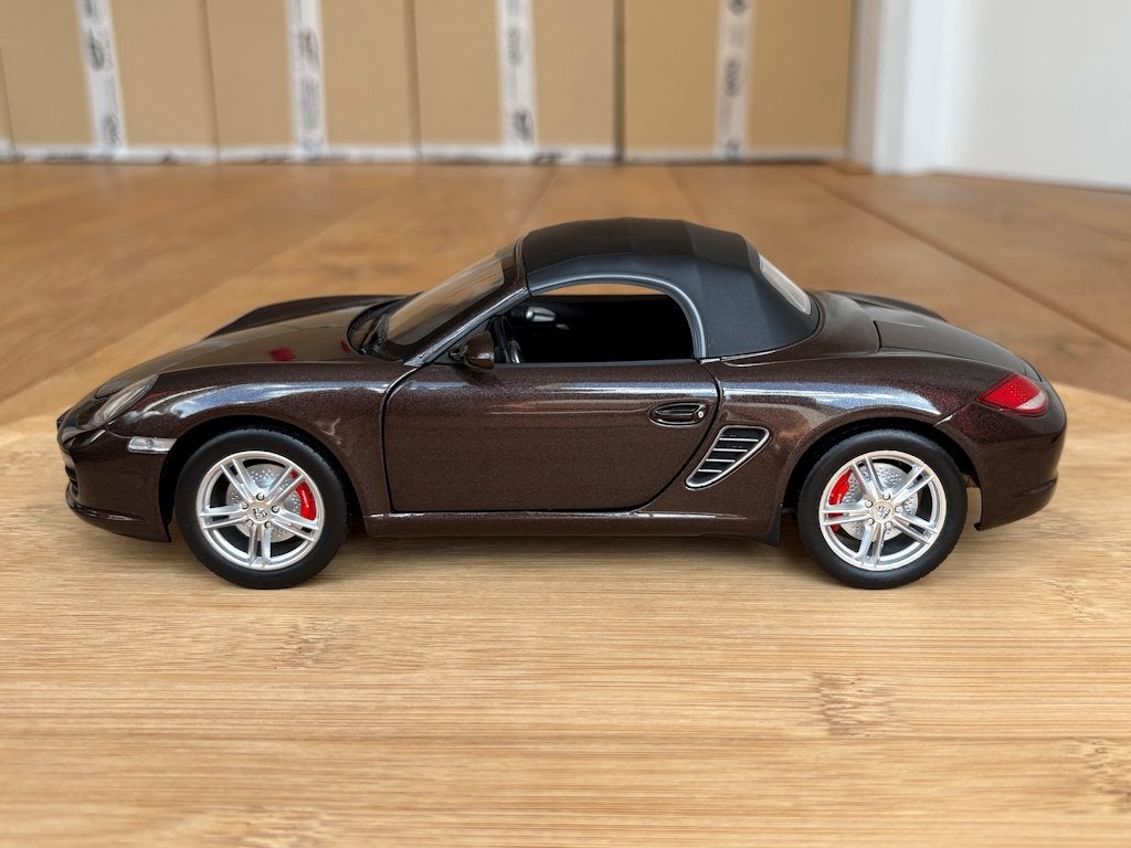 Porsche Boxster S 987.2 Norev 1:18 dealer editie in doos ovp, Ophalen of Verzenden, Zo goed als nieuw, Auto, Norev