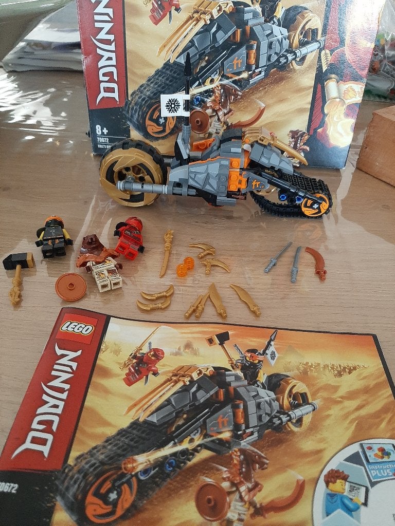 Set LEGO Ninjago 70672 Cole's Dirt Bike, Enlèvement ou Envoi, Lego, Ensemble complet, Comme neuf