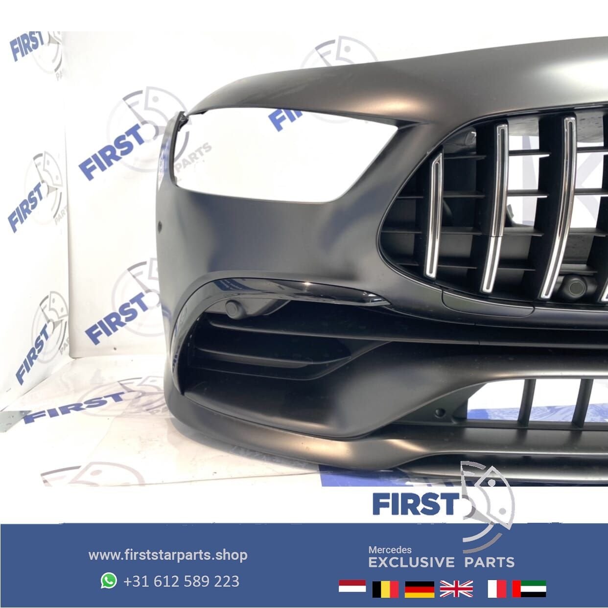 A2908850700 X290 W290 GT 43 53 AMG VOORBUMPER COMPLEET MAT Z, Gebruikt, -, Voor, Ophalen of Verzenden