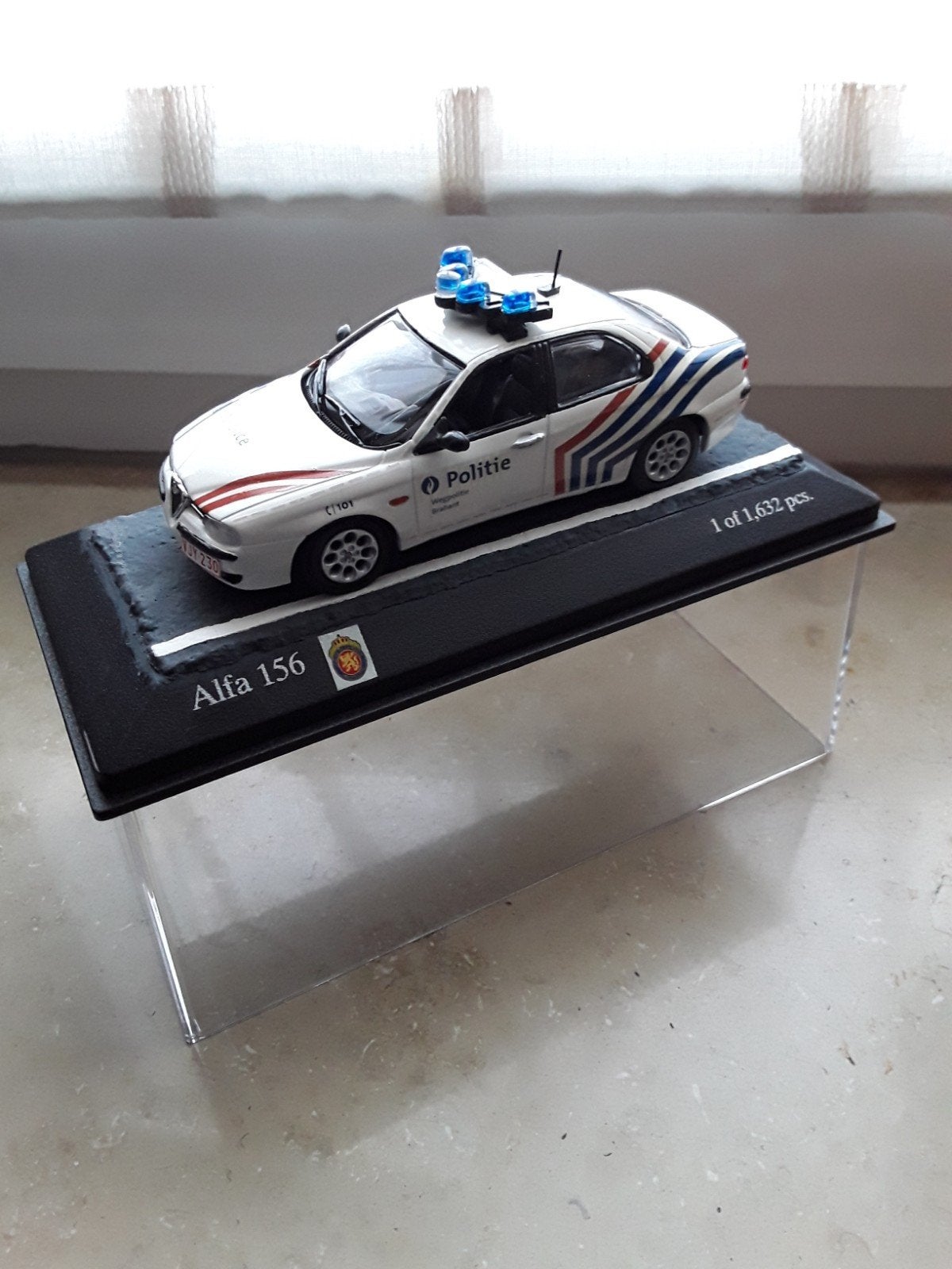 ALFAROMEO ALFA 156 de la police fédérale belge, Enlèvement ou Envoi