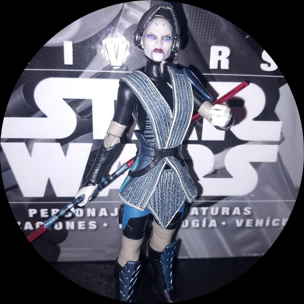 ️🔸✨️ Star Wars Asajj Ventress Black Series lot 2 figurines, Neuf, Autres marques, Moins de 14 pouces, Enlèvement