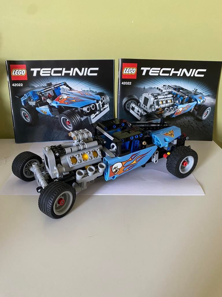 Lego Technic Hot Rod (complet), Enlèvement ou Envoi, Lego, Ensemble complet, Instructions incluses