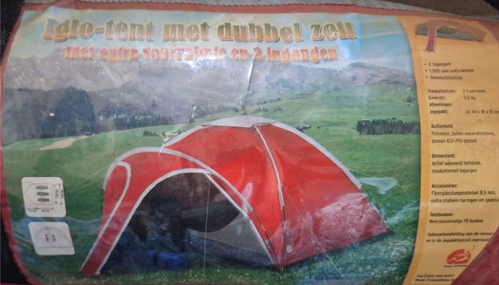 Iglo tent Fun camp, Enlèvement ou Envoi, Utilisé, Jusqu'à 2