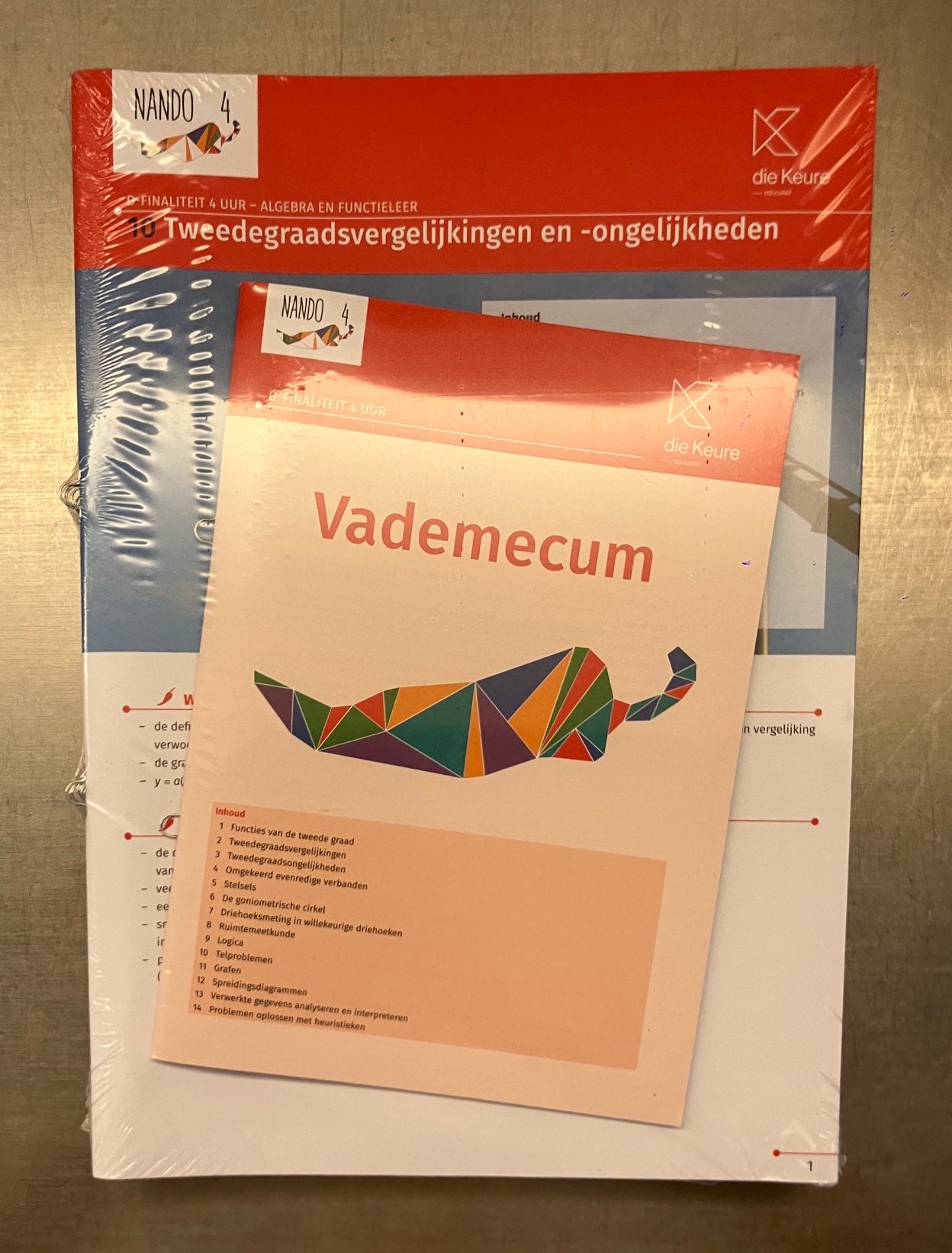 Nando 4 D-4 uur - module 10-17 en vademecum D-4 uur, Boeken, ASO, Wiskunde A, Ophalen of Verzenden, Nieuw