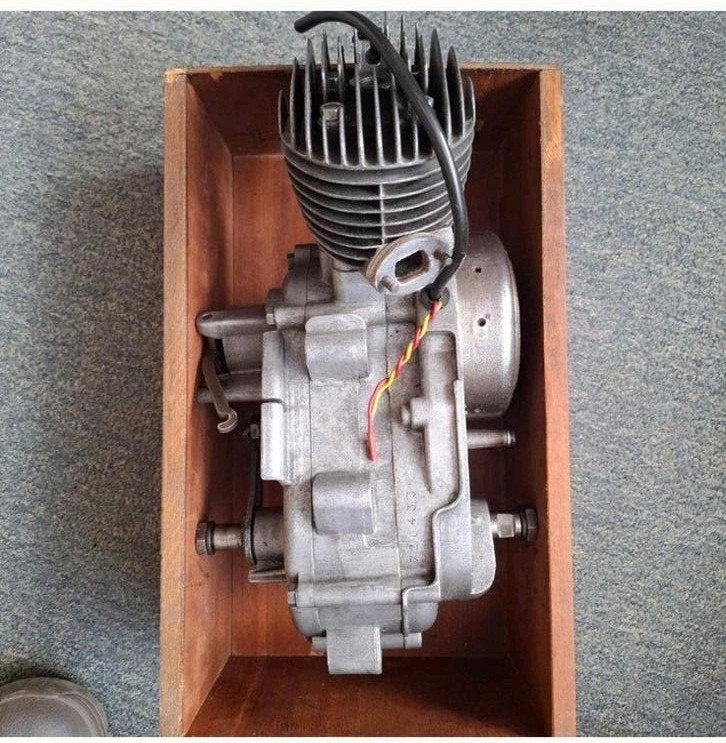 NSU 2 versnellingen blokje., Ophalen