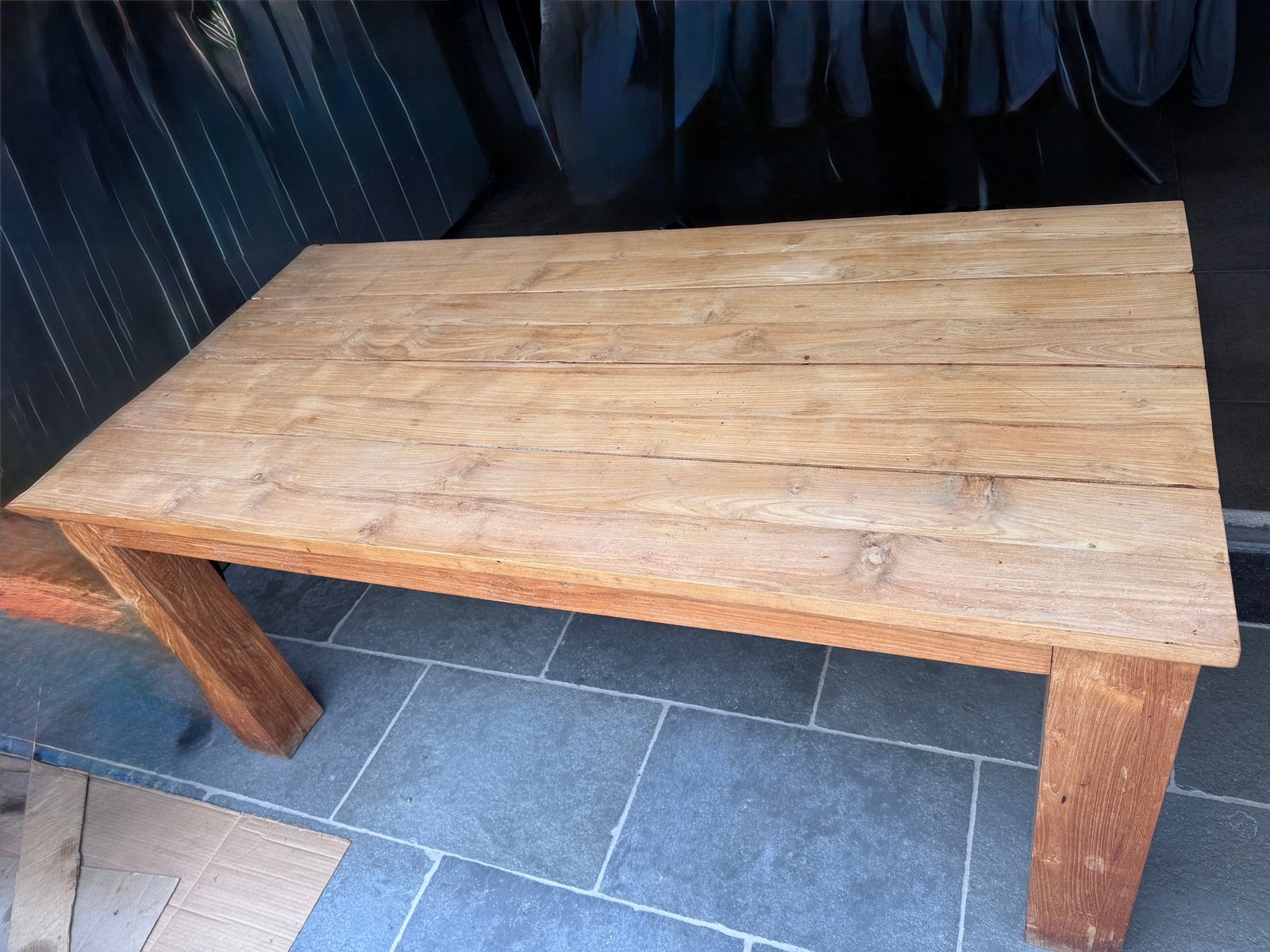 Teak tafel 180x90, Huis en Inrichting, Ophalen, Gebruikt, Teakhout, 50 tot 100 cm