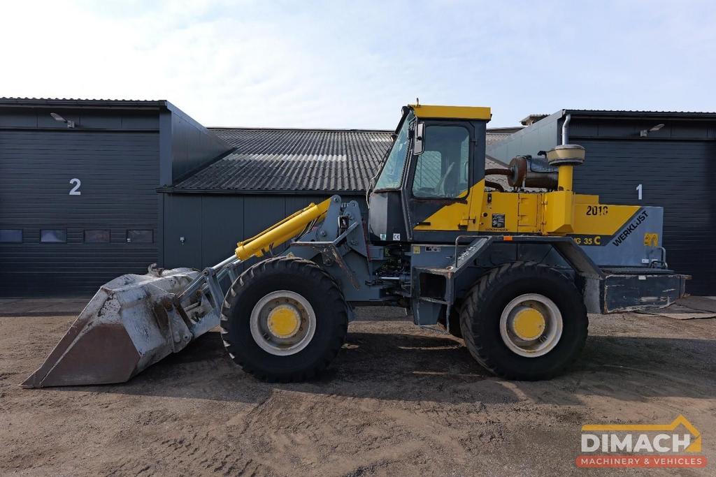 Werklust WG 35C 4x4 wiellader met bak en snelwissel - extra, Articles professionnels, Machines & Construction | Grues & Excavatrices