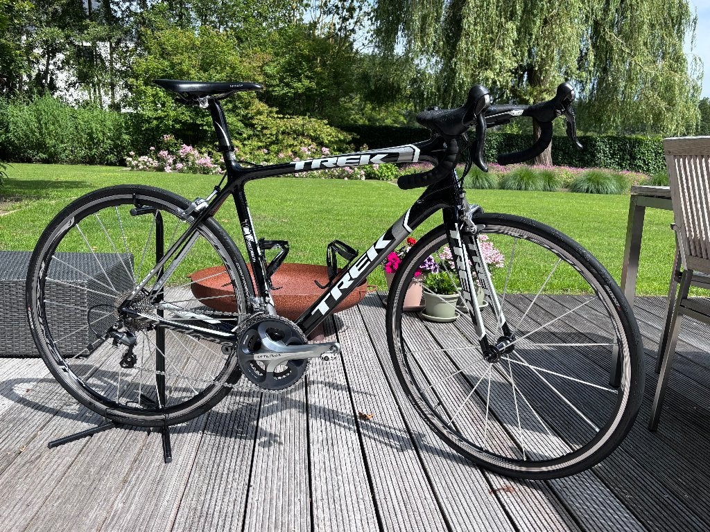 Trek Madone 5.2 + Garmin 800 GPS + Cadans/speed sensor, 28 inch, Gebruikt, Carbon, 49 tot 53 cm