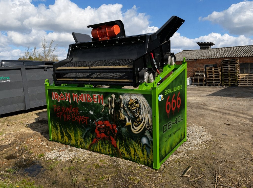 Traserscreen DB-40L zeefmachine SERIENUMMER 666 !!!, Enlèvement, Mercedes-Benz