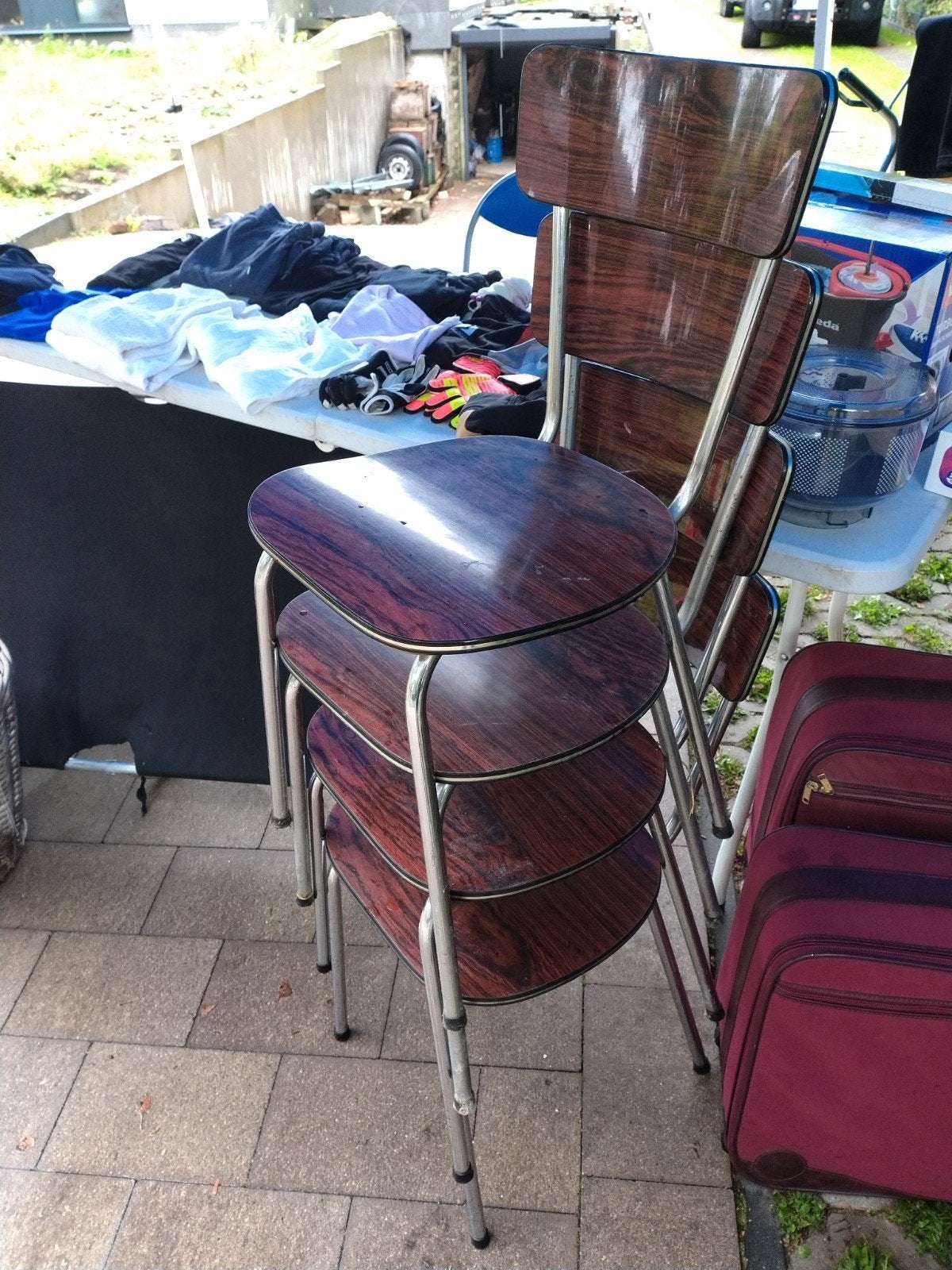 stevige keukenstoelen, Ophalen, Gebruikt, Vier