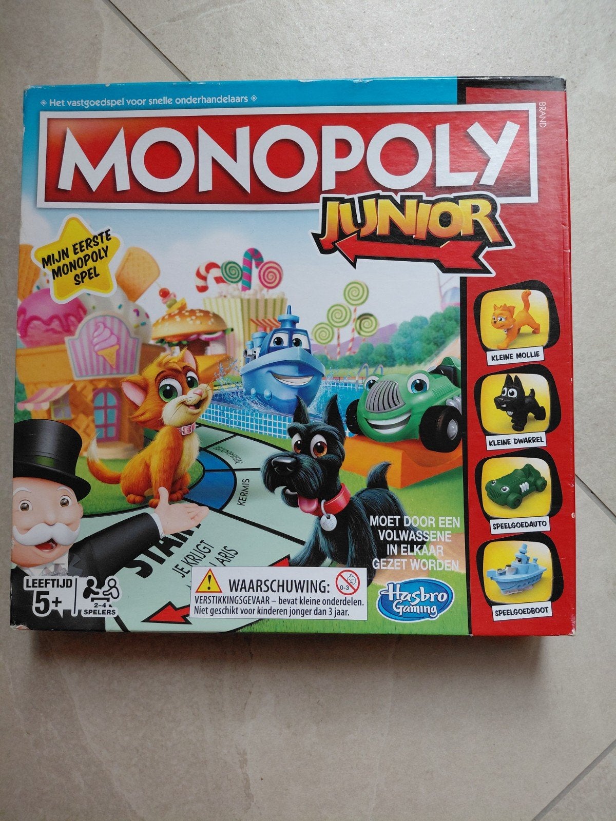 monopoly junior, Ophalen