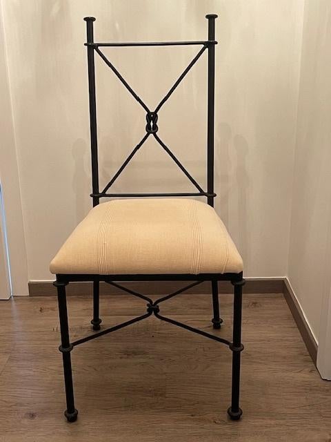 Eetkamerstoelen, Huis en Inrichting, Stoelen, Overige kleuren, Zo goed als nieuw, Stof, Vijf, Zes of meer stoelen