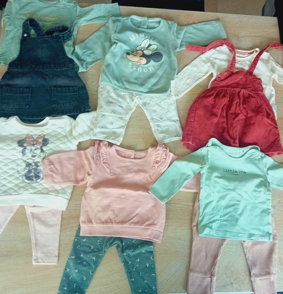 Kledij baby maat 68 (28 stuks), Ophalen, Gebruikt, Maat 68